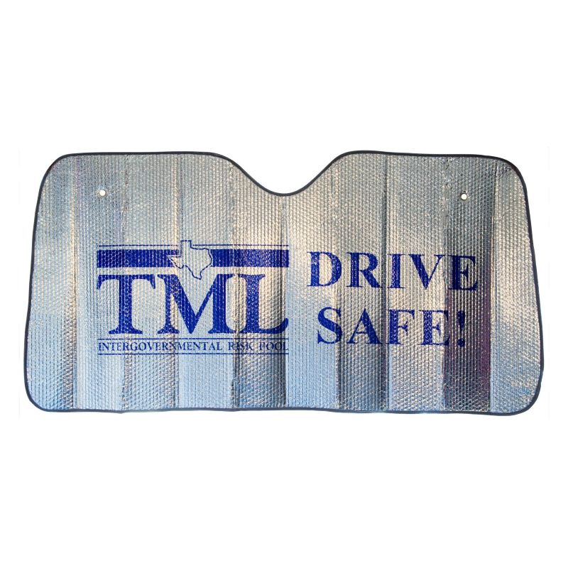 Concertina Metallic Car Sun Shade