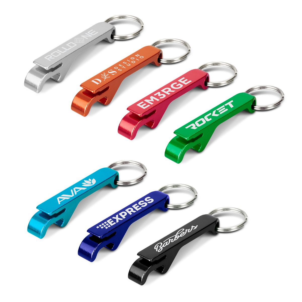 Metal Bottle Opener Key Ring