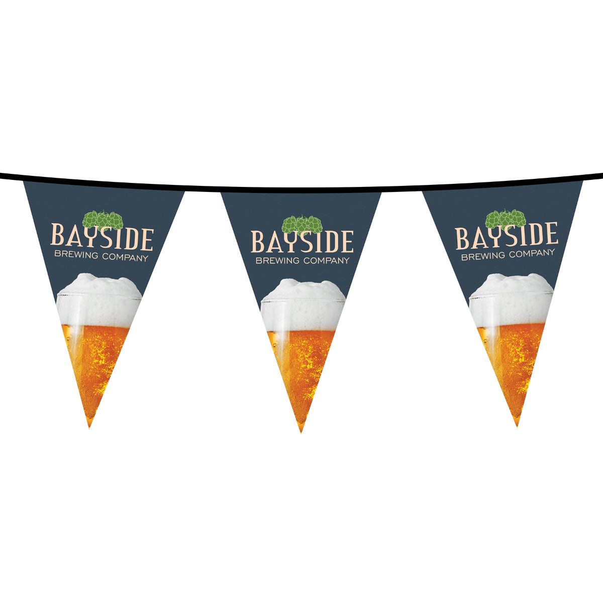 Custom Paper Pennant String Flags