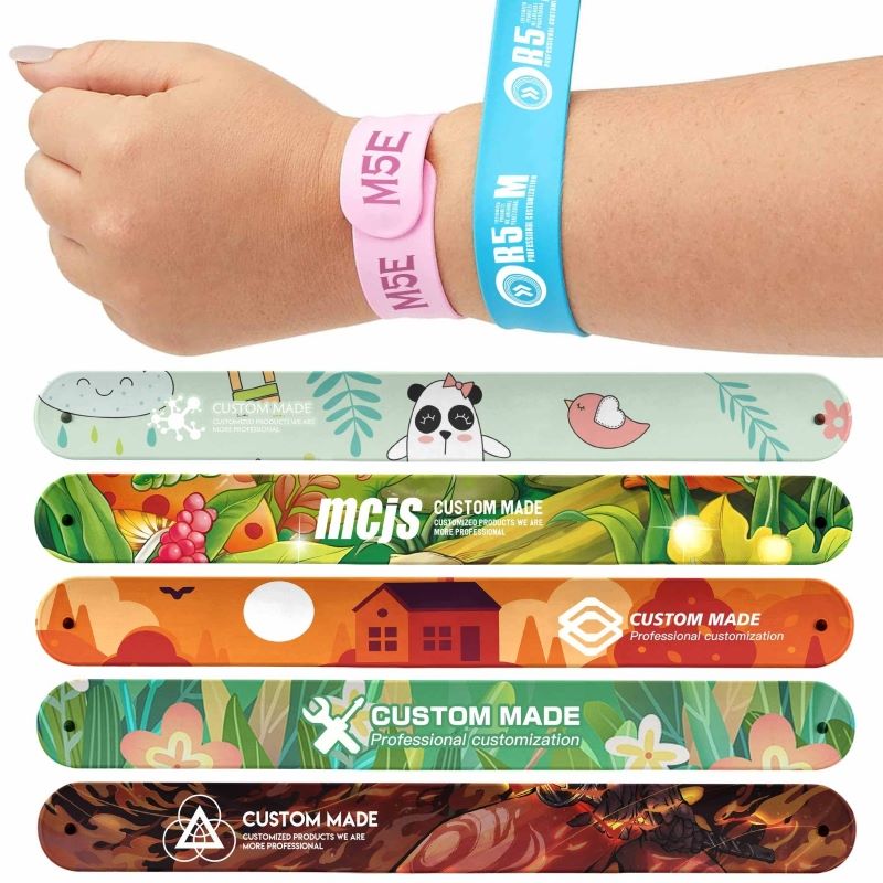 Silicone Slap Band - Full Colour Print