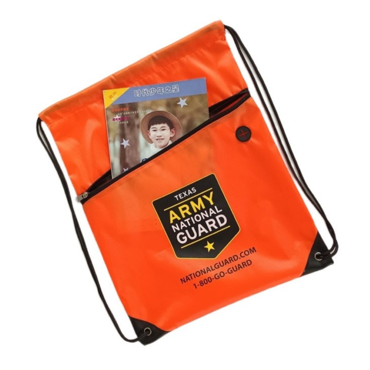 Tech Drawstring Bag - Heat Transfer Print