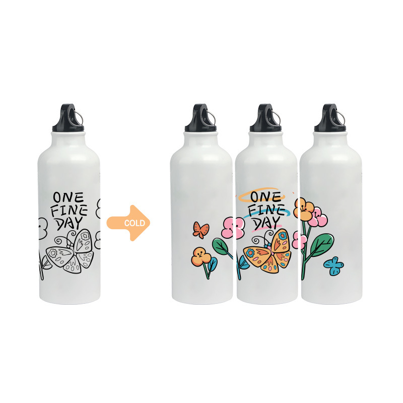 Colour Changing Water Bottle - Sea Freight